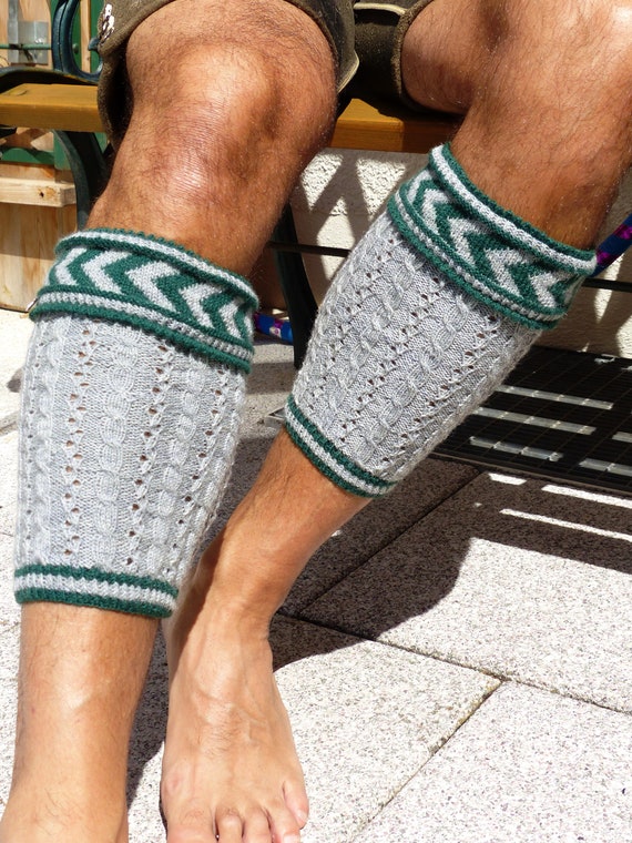 Traditional Bavarian Calf Socks loferl handknitted / Production on Order  Entry 