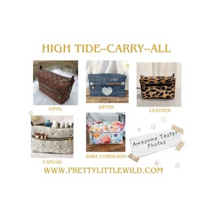 High Tide Carry All Bag PDF Pattern | Sewing Tutorial for Makeup, Toiletry & Travel Organizer | DIY Zipper Pouch Pattern  (PDF Pattern)