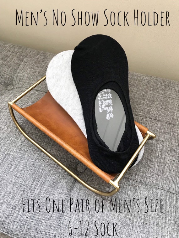 Men S No Show Sock Organizer Men S Boat Sock Holder Etsy