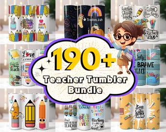 190+ Teacher Tumbler Wrap Bundle, Teacher Sublimation Designs, Back To School Sublimation, Ideal For Teachers On The Go, Teacher Life Wrap.