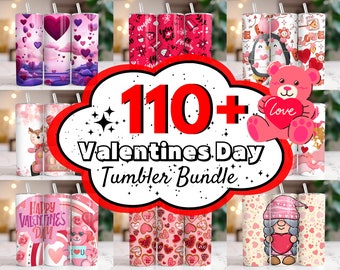 Valentines Day Tumbler Wrap Bundle, Valentines Sublimation Designs, Valentine Tumbler PNG, Valentine Sublimation, Valentines Tumbler Wrap