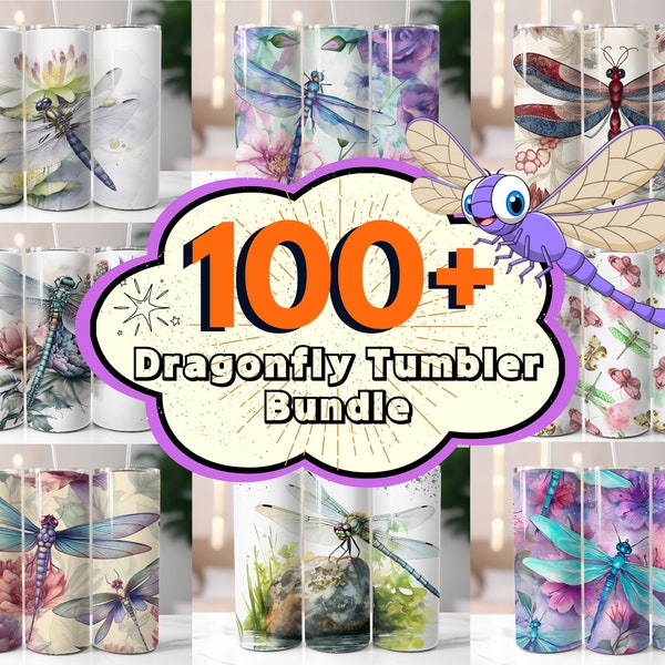 100+ Dragonfly Tumbler Wrap, 20 oz Dragonflies Tumbler png, Dragonflies Sublimation, Alcohol Ink Dragonflies Wrap, Dragonfly Mom Tumbler png