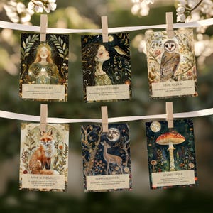 Tarjetas de Afirmación Imprimibles Baraja Cottage Core Estética Regalo Amor Propio Tarjetas de Autocuidado Sanación Salud Mental Atención Plena Regalos de Ánimo