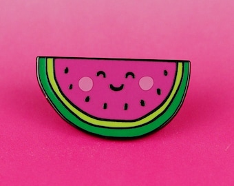 Lapel Pins Enamel Pins Funny Pin Button Set Watermelon Button Lapel Pin Watermelon  Pin Hat Pin