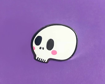 Cute Skull Enamel Pin