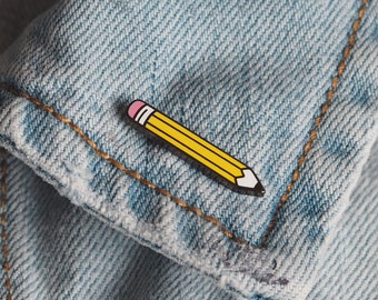 Pencil Enamel Pin