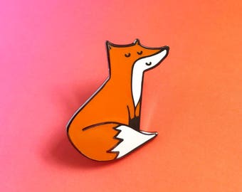 Little Fox Enamel Pin