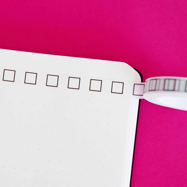 To Do List Checkbox Washi Tape