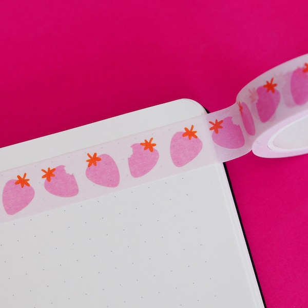 Yummy Strawberries Washi Tape