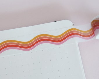 Wavy Rainbow Washi Tape