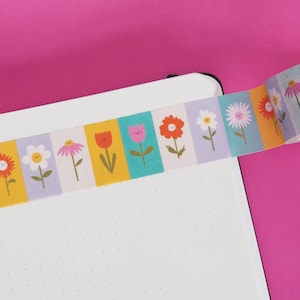Flower Blocks Washi Tape