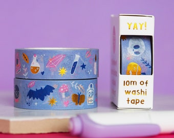 Mystical Halloween Gold Foil Washi Tape