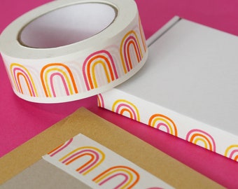 ON SALE: Rainbow Recyclable Parcel Tape