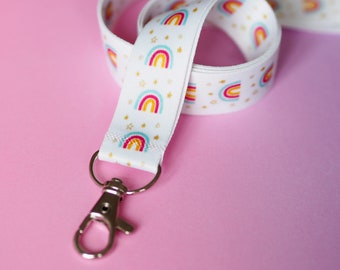 ON SALE: Rainbows and Stars Lanyard