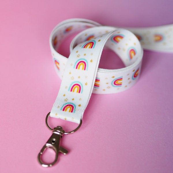 ON SALE: Rainbows and Stars Lanyard