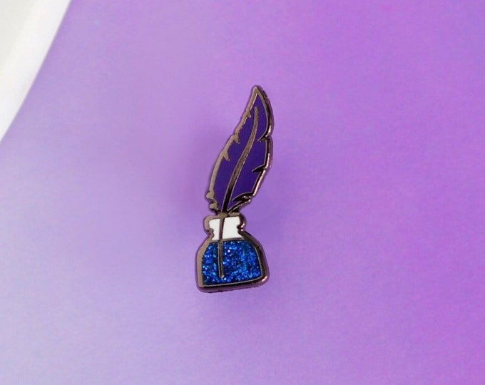 Quill Enamel Pin Etsy