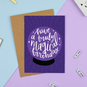 Carte d'anniversaire magique