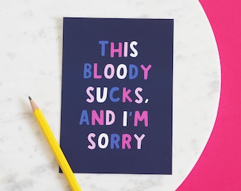 This Bloody Sucks Postcard