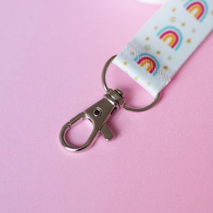 ON SALE: Rainbows and Stars Lanyard image 4