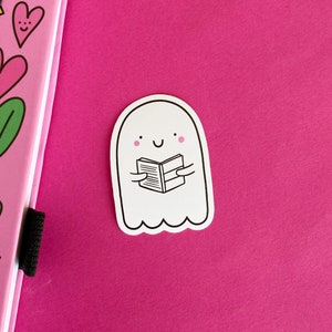 Reading Ghost Sticker image 2