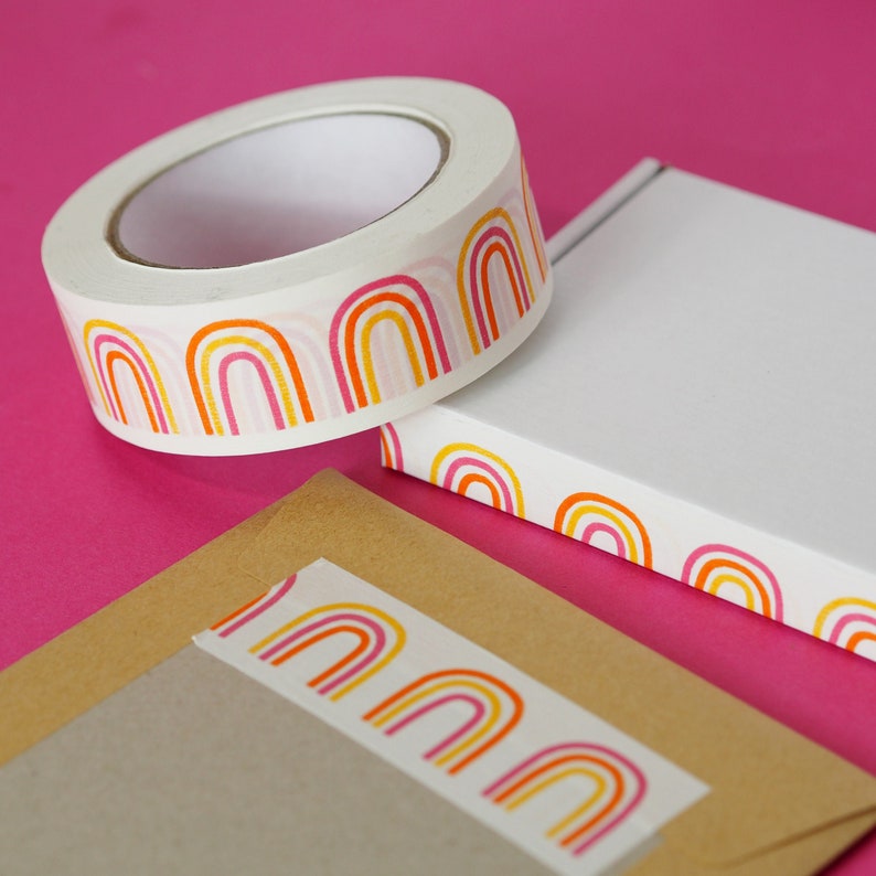 ON SALE: Rainbow Recyclable Parcel Tape immagine 1