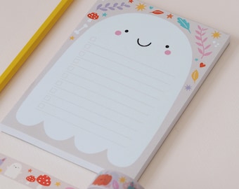 A6 Mini Ghost To-Do List Notepad