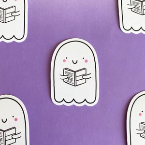 Reading Ghost Sticker image 3