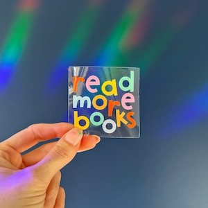 Read More Books Clear Sticker