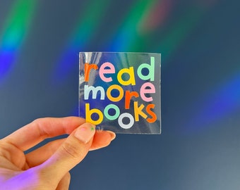 Read More Books Clear Sticker