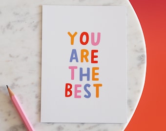 You Are The Best Postcard