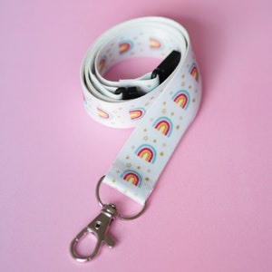 ON SALE: Rainbows and Stars Lanyard image 5