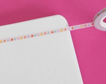 Ministjärnor 3 mm tunn Washi-tejp