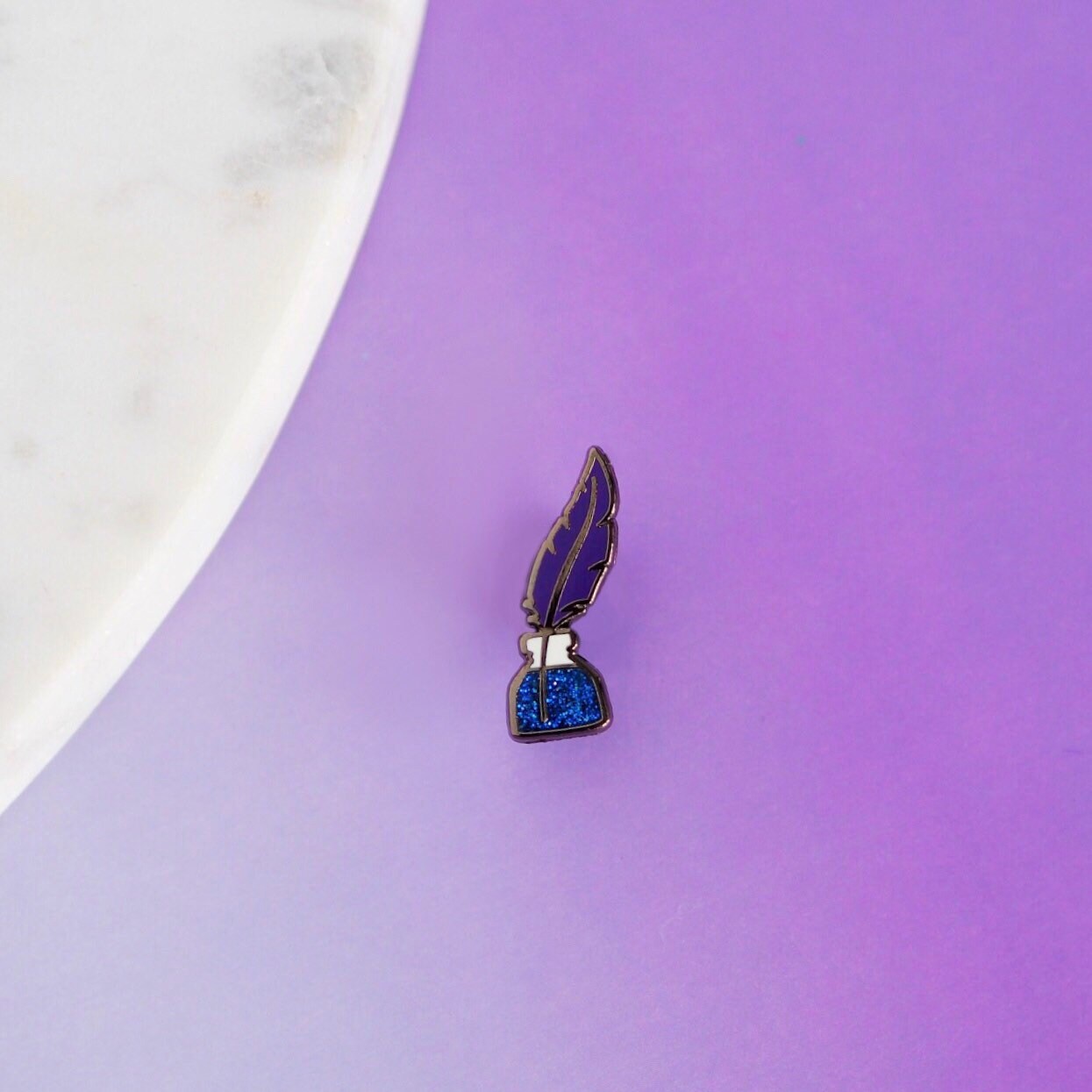 Quill Enamel Pin