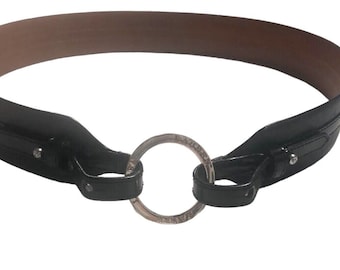 Ralph Lauren Collection Women’s Small Horseshoe-Ring Italian Leather Belt il_fullxfull.2073488424_quda.jpg main image 3