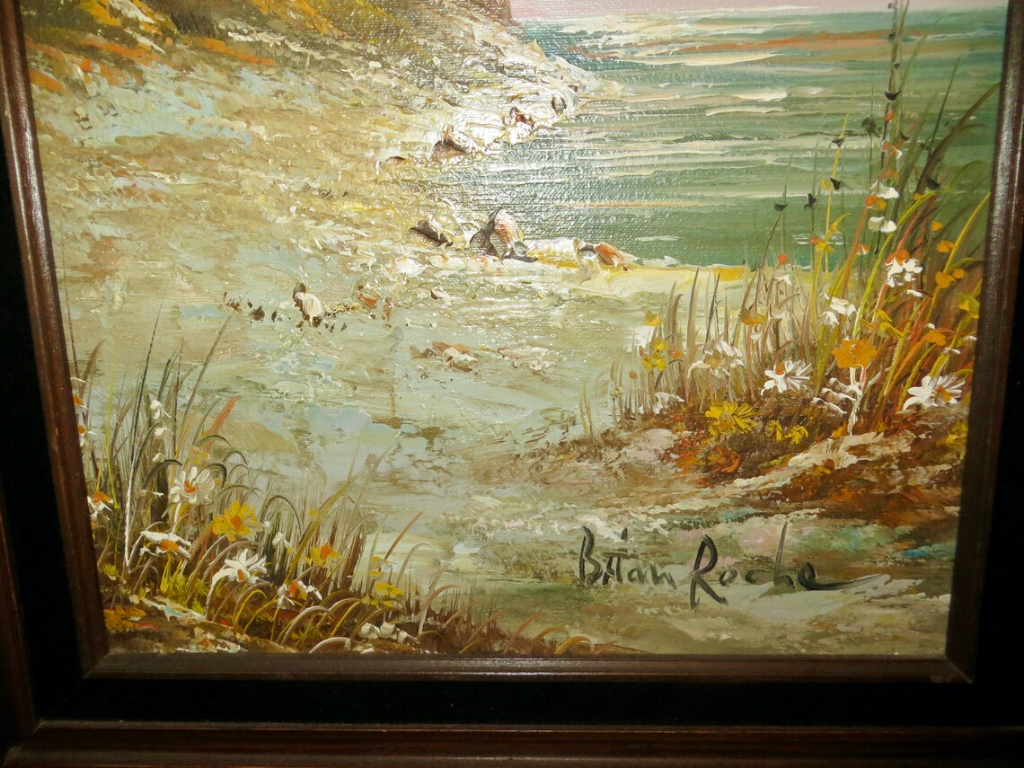 Brian Roche 22x18 Framed Signed Original Oil Painting on Canvas ...