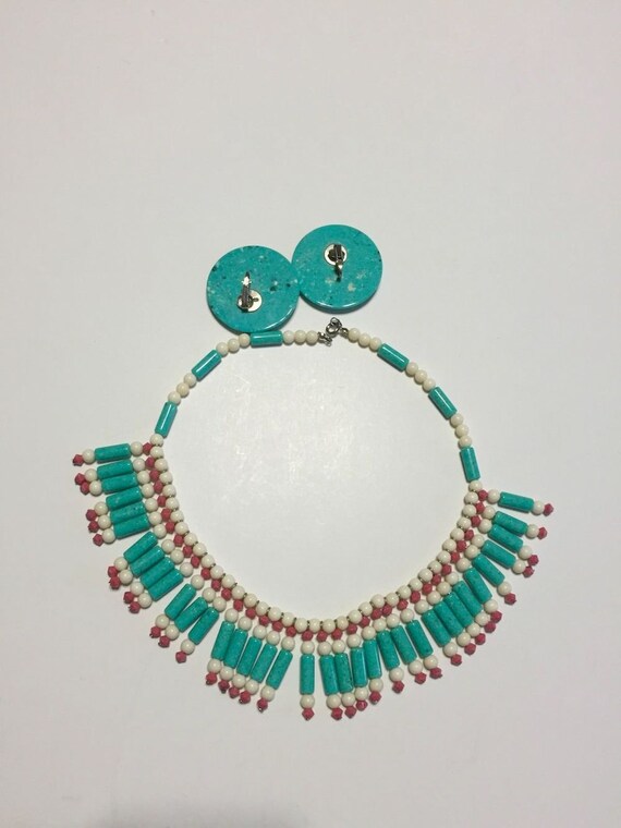 Vintage Tribal Native American Boho Speckled Luci… - image 4