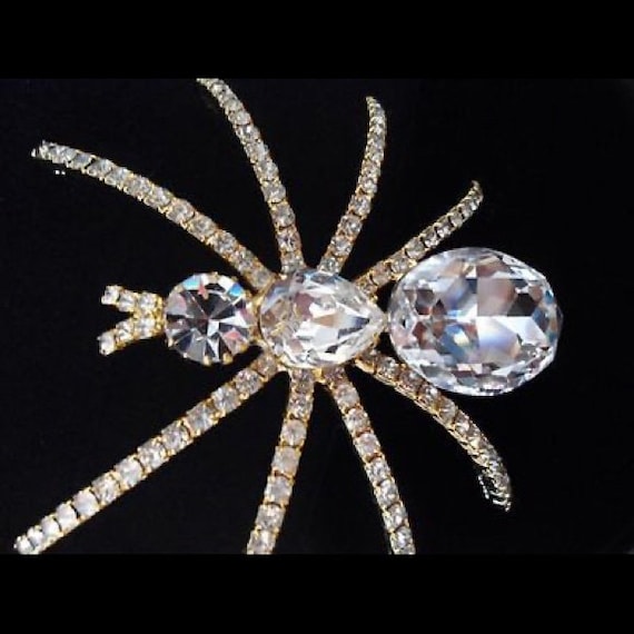 SALE! IVANA TRUMP High End Spider Brooch Pin Swar… - image 4