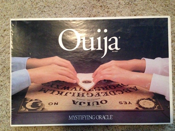 Vintage Ouija Board Game W Plachette In Orig Box Mystifying Etsy