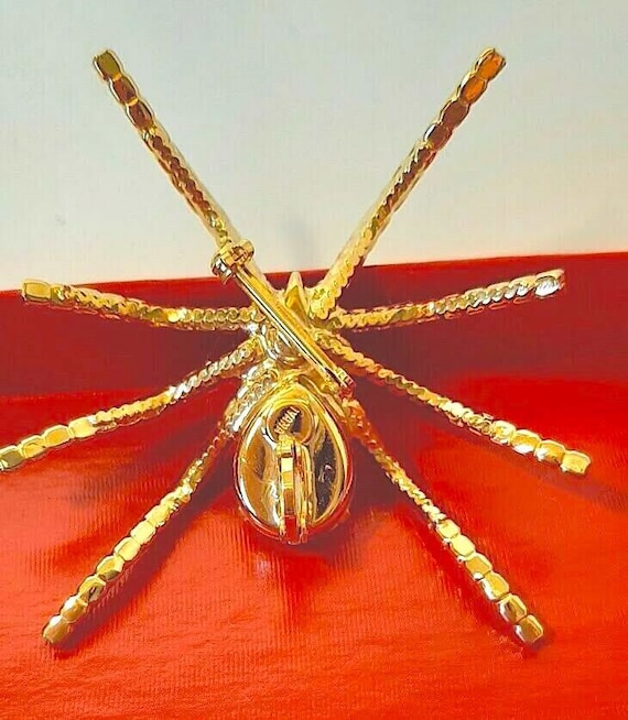 SALE! IVANA TRUMP High End Spider Brooch Pin Swar… - image 6