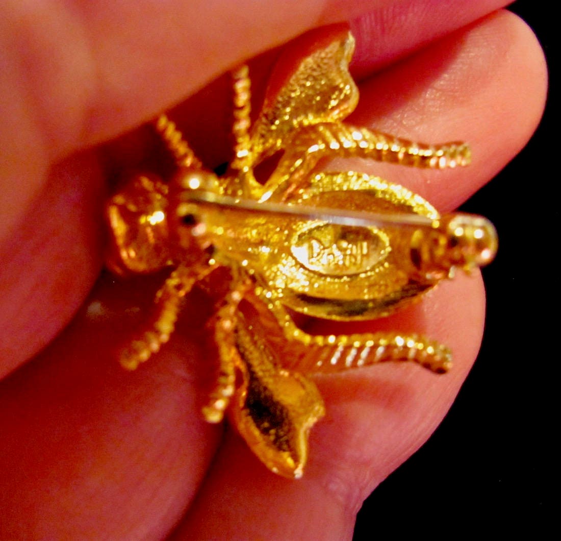 ミッソーニ ブローチ Iconic JOAN RIVERS Signed Golden Amber ミッソーニ ブローチ Iconic JOAN RIVERS Signed Golden Amber