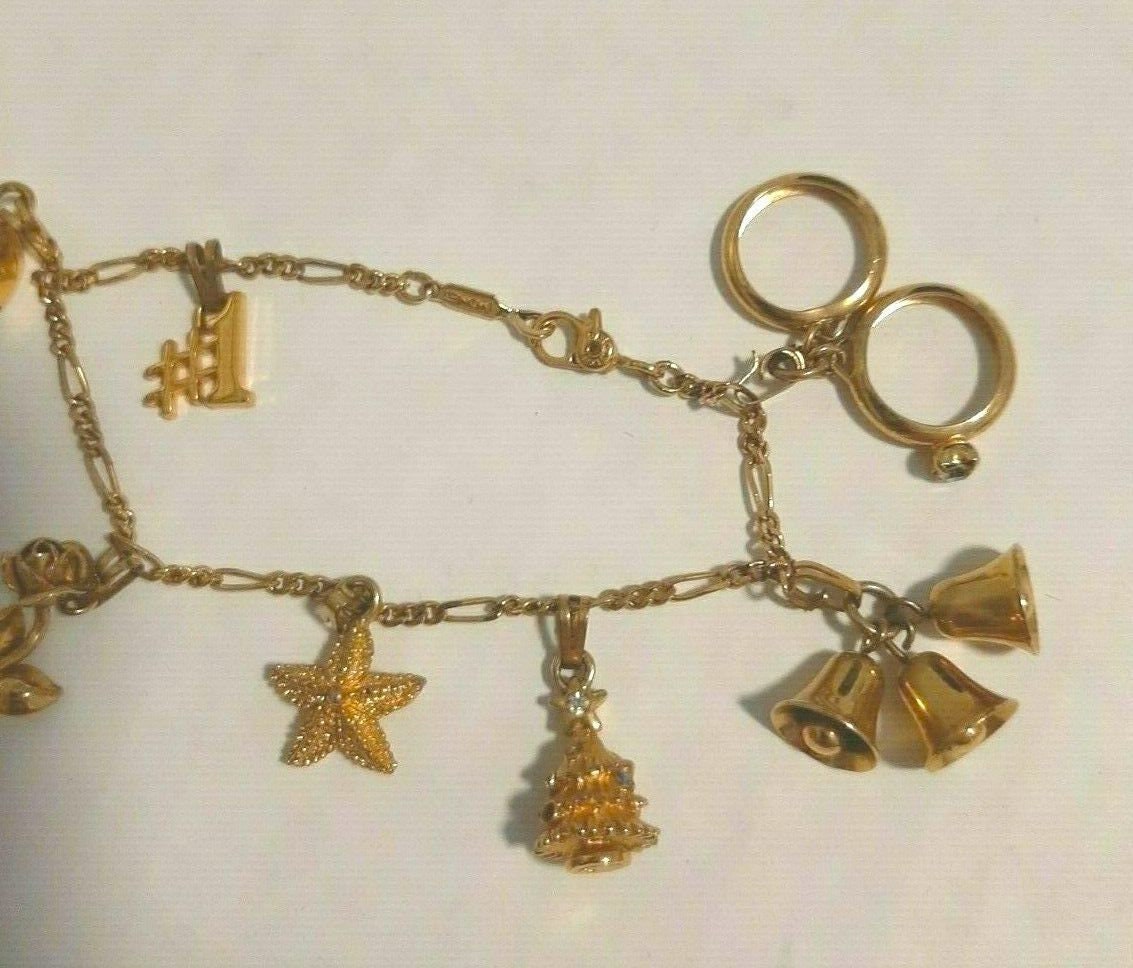 Gold Monet Charms - Etsy