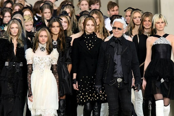 Vintage KARL LAGERFELD Paris Designer Classic Viv… - image 9