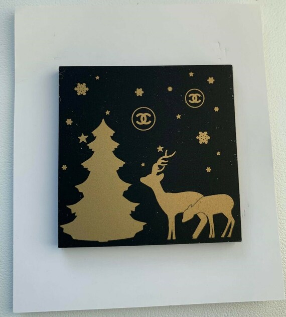 Rare CHANEL CC Logo Vintage 90s VIP Gift Brooch Pin Badge Magnet