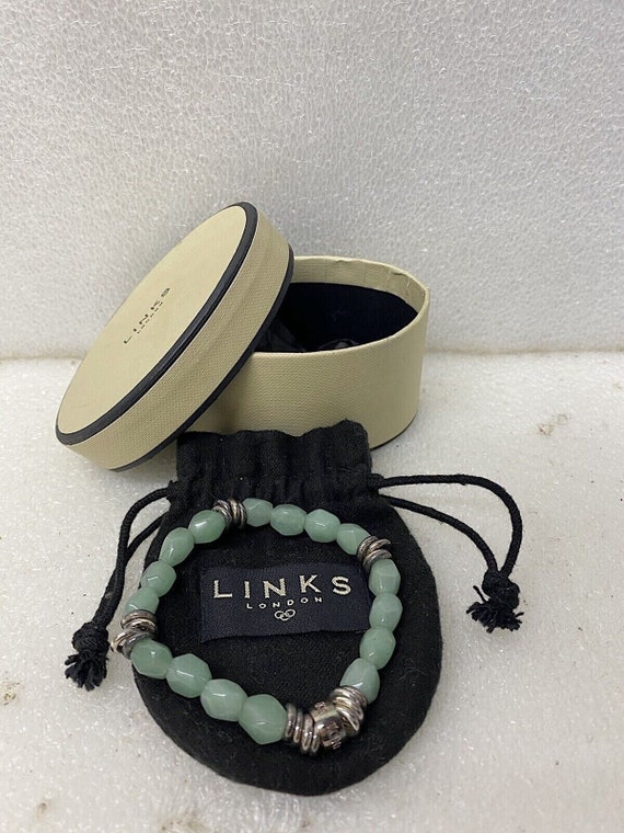Faceted Jade Gemstones Sterling Silver Links of London LOL 925