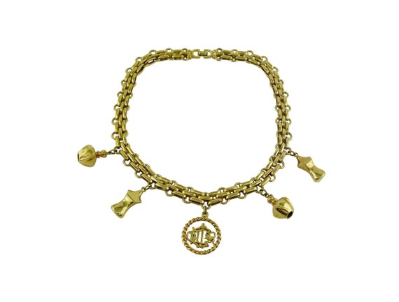 Dior charm necklace discount