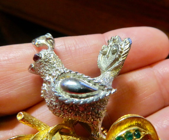 TANCER II Signed Partridge In A Pear Tree Texture… - image 3