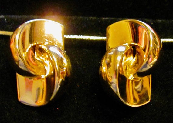 Vintage CHRISTIAN DIOR Earrings With Original DIOR Packaging