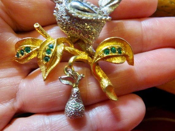 TANCER II Signed Partridge In A Pear Tree Texture… - image 4