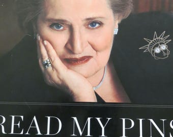 Madelaine Albright Book Piece BREAKING the GLASS CEILING Vintage