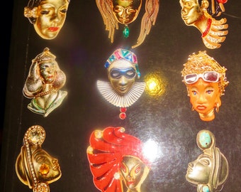 JJ Jonette Jewelry face バレッタ ピアス セット j12 JJ Jonette Jewelry face バレッタ ピアス セット j12 - メルカリ